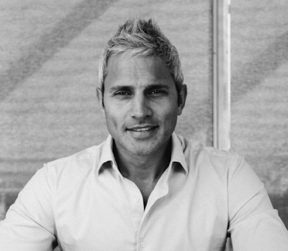 headshot and shoulders black and white photograph of Mark Joseph